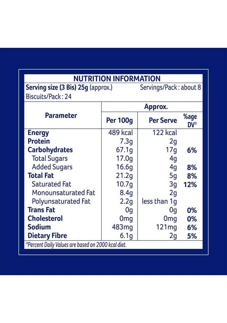 Mcvitie'S High Fibre Biscuits, Trans Fat Free Digestive Biscuit (200 G)