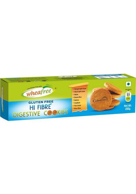 Wheafree Gluten Free Hi-Fibre Digestive Cookies (Combo Of 4) Biscuit (4 X 200 G)