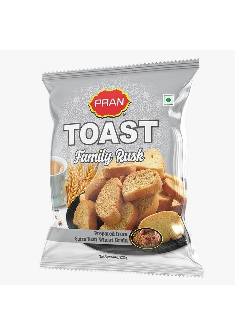 Pran Family Toast Milk Rusk (200 G)