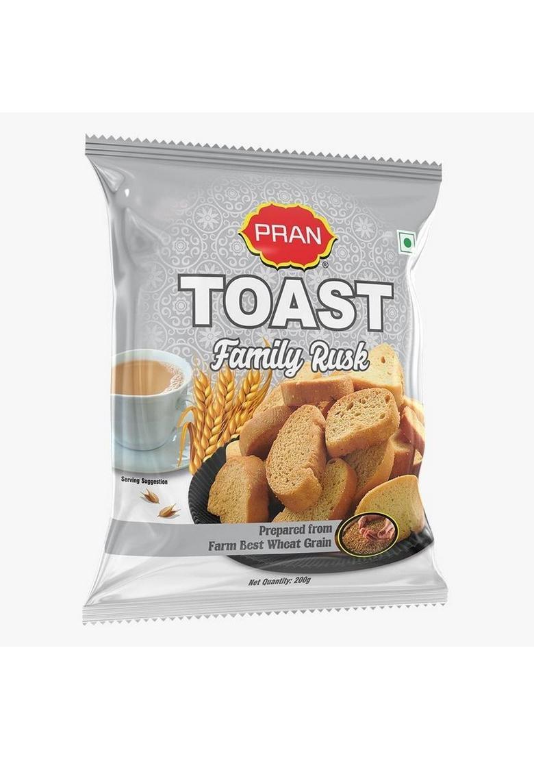 Pran Family Toast Milk Rusk (200 G)