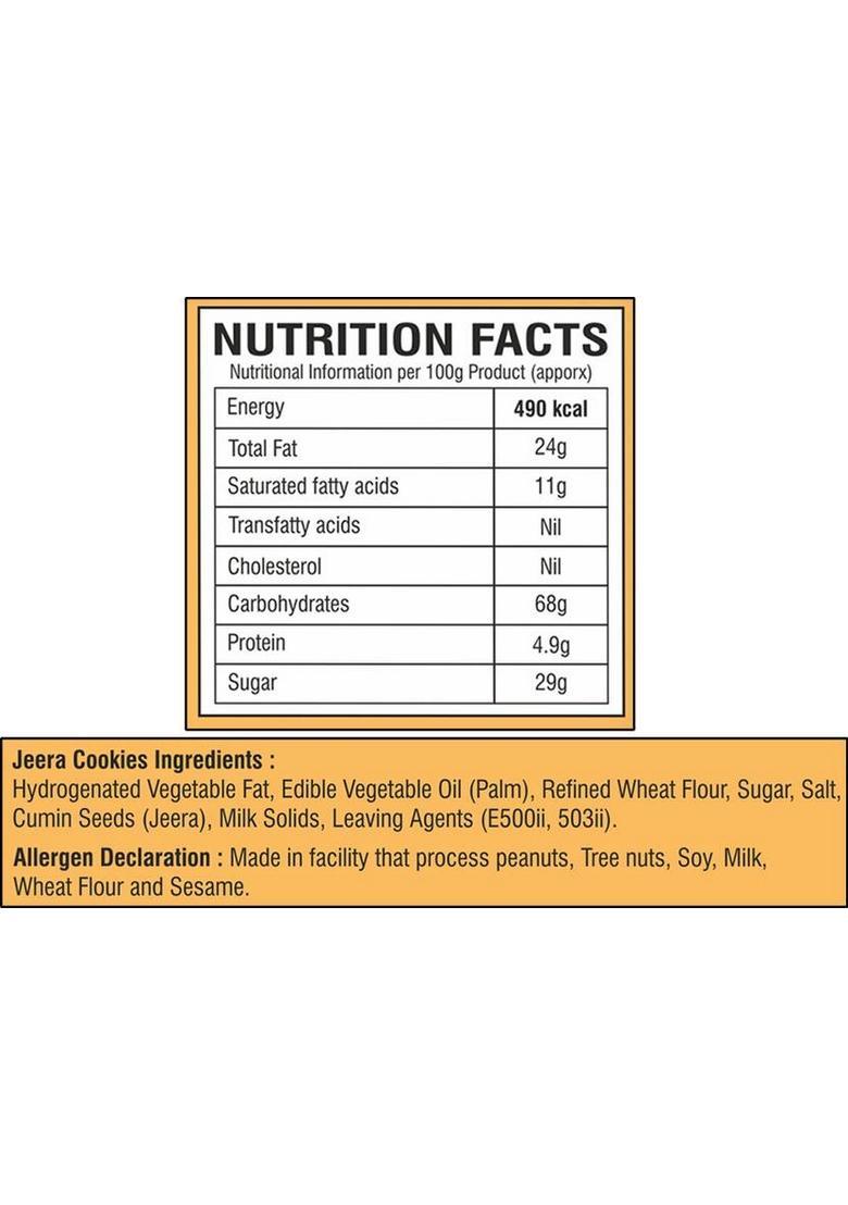 Karachi Bakery Jeera Cookies Biscuit (400 G)