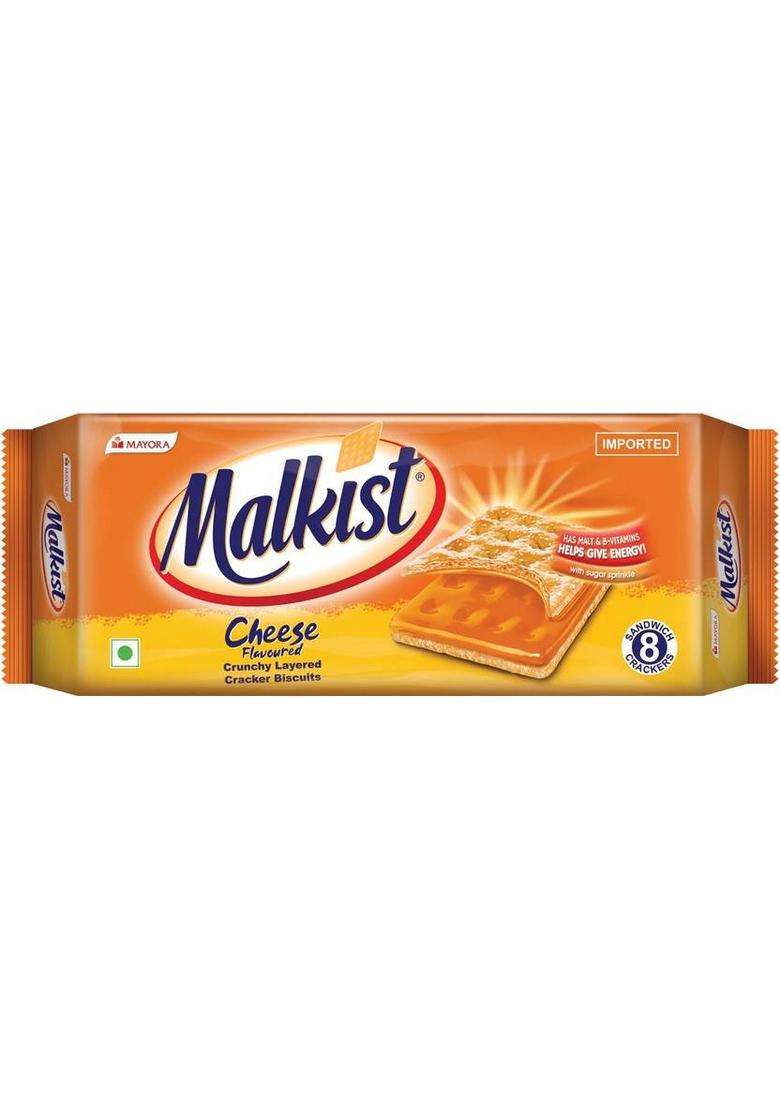 Malkist Cheese Cream Cracker Biscuit (144 G) - Indya