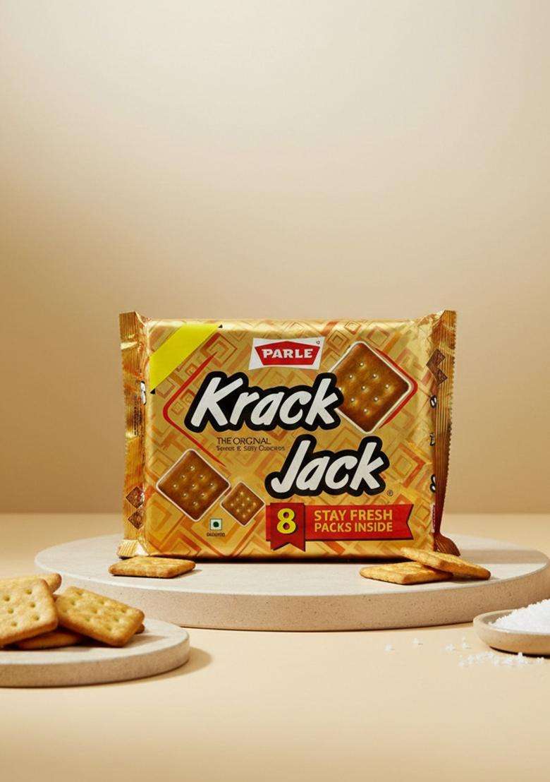 Parle Krackjack The Original Cracker Biscuits Sweet & Salty Biscuit (400 G) - Indya