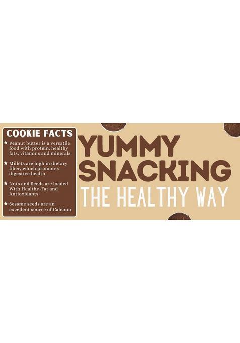 Tummyfriendly Foods Ragi Millet Cookies-Peanut Butter. Healthy Biscuits For Kids, Babies & Adults Cookies Biscuit (3 X 75 G)