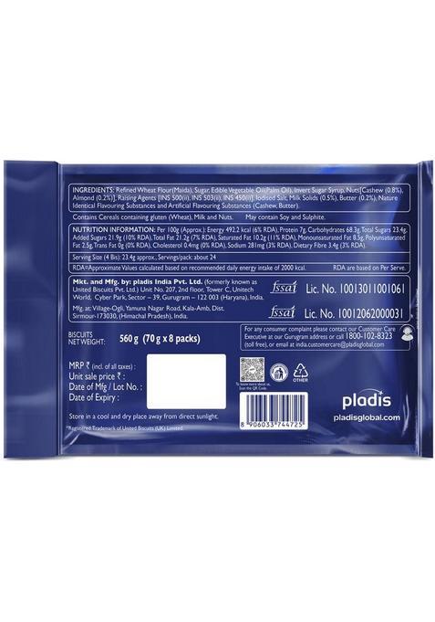 Mcvitie'S Tasties Cashew Almond Biscuits Cookies Biscuit (560 G)