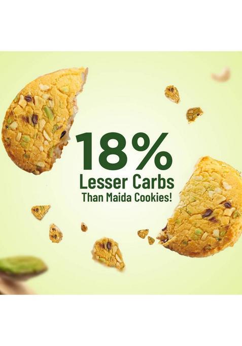 Lo! Foods Gluten Free Pista Cookies (Sugar Biscuit) Biscuit (4 X 75 G)