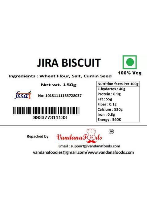 Vandana Foods Jeera Biscuit Salted (150 G)