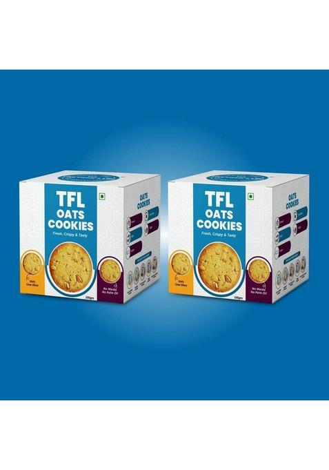 Tfl(The Food'S Life) Oats Cookies Biscuit (2 X 100 G)
