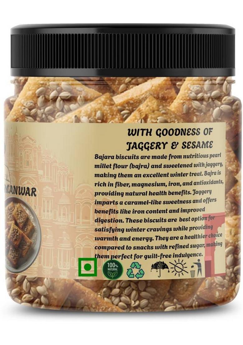 Marwad Manwar Pearl Millet Biscuit|Bajra Biscuit | Bakery (250 G)