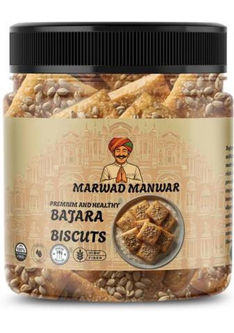 Marwad Manwar Pearl Millet Biscuit|Bajra Biscuit | Bakery (250 G)