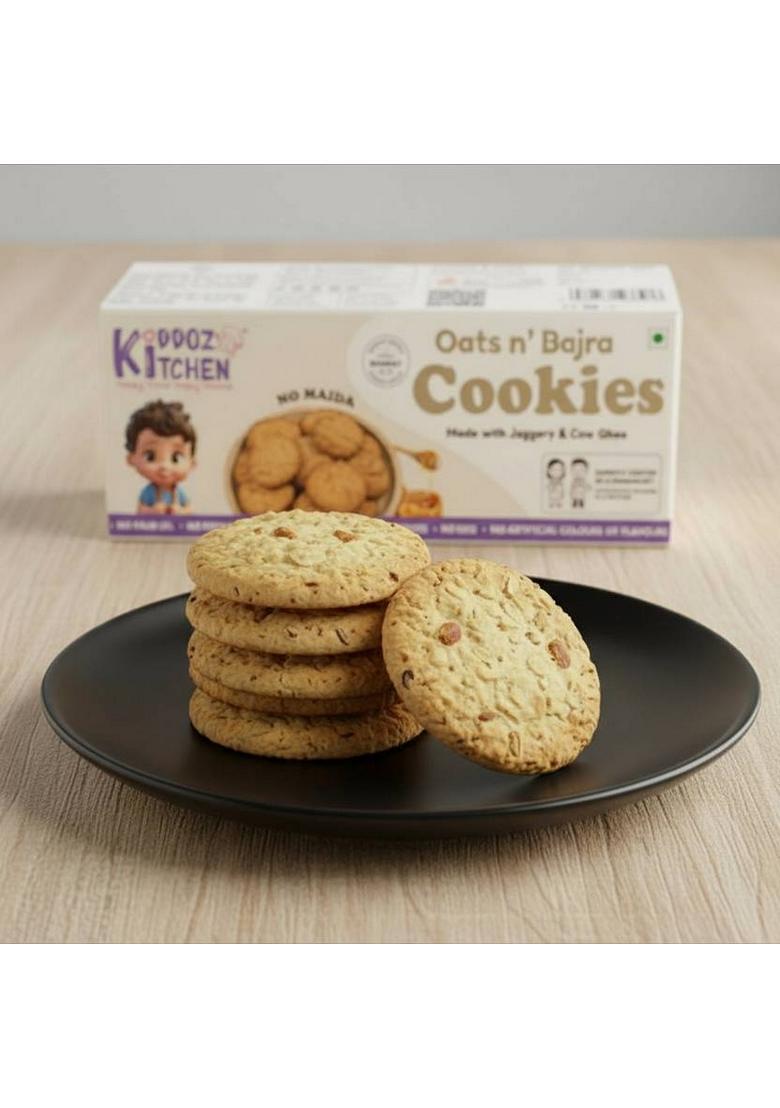 Kiddoz Kitchen Oats N Bajra Healthy Cookies Biscuit (100 G)