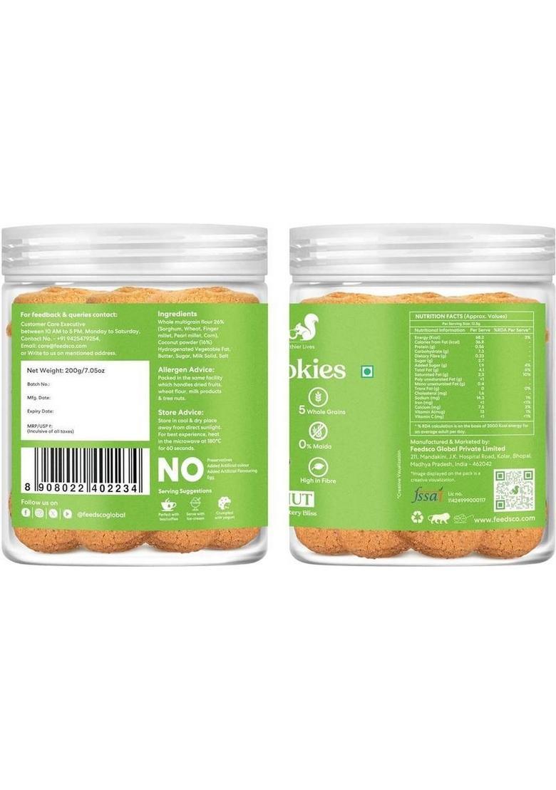 Feedsco Millet Coconut Cookies
