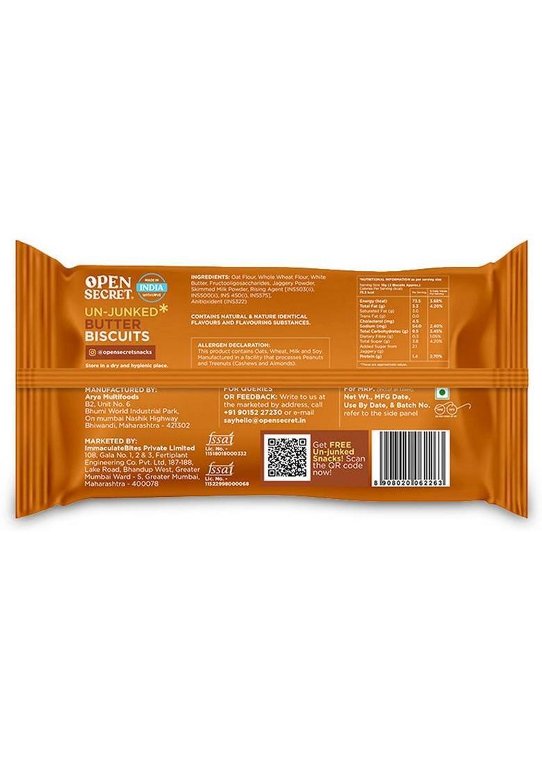 Open Secret No Maida Butter Bakery Biscuit (40 G)