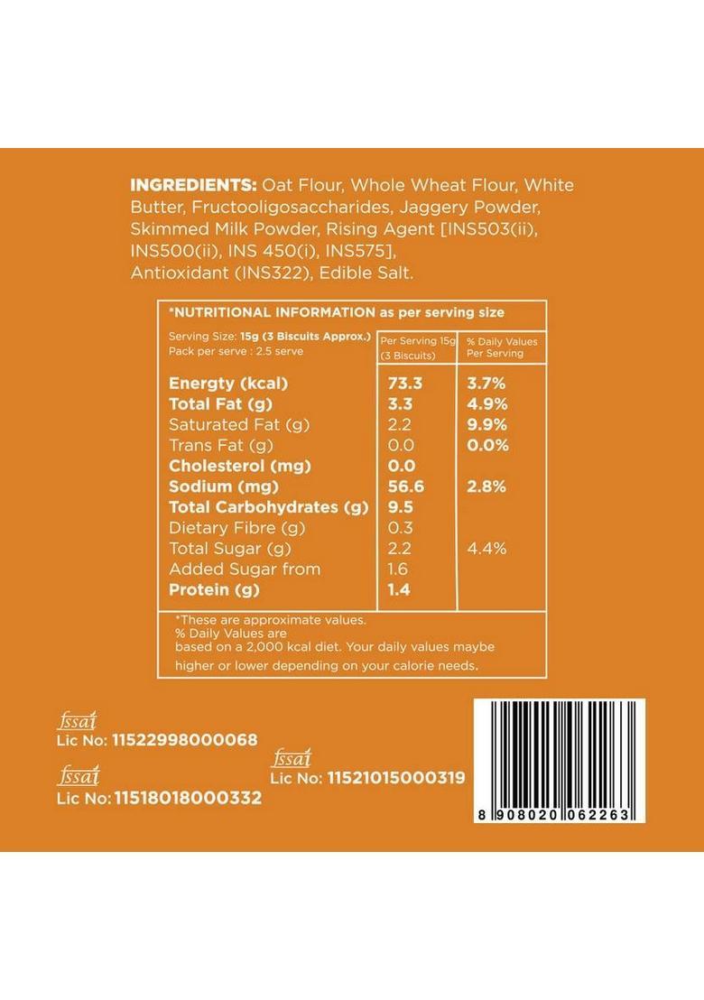 Open Secret No Maida Butter Bakery Biscuit (40 G)