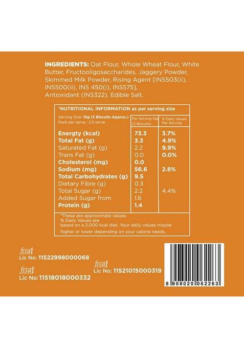 Open Secret No Maida Butter Bakery Biscuit (40 G)