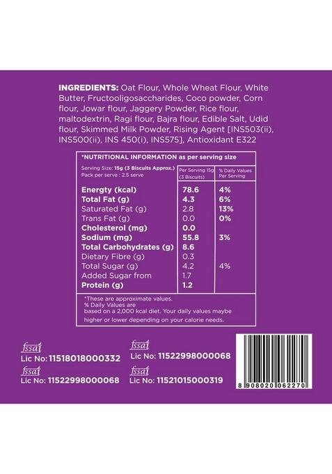 Open Secret No Maida Chocolate Bakery Biscuit (40 G)