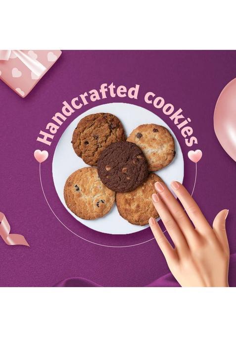Cookieman With Love Assorted Cookies Gift Pack Box | In Tin Biscuit (300 G)