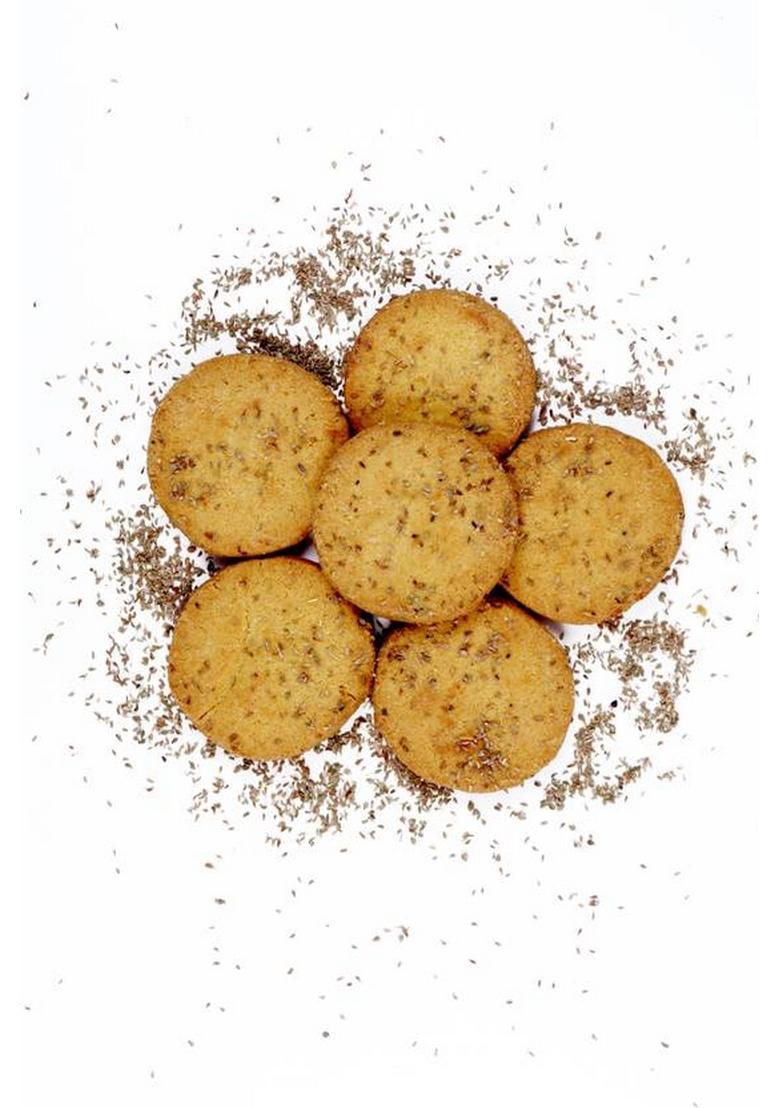 Feedsco Millet Ajwain Cookies Tasty & Healthy Snack- Natural Sweetness (Each Pack 200G) Biscuit (2 X 200 G)