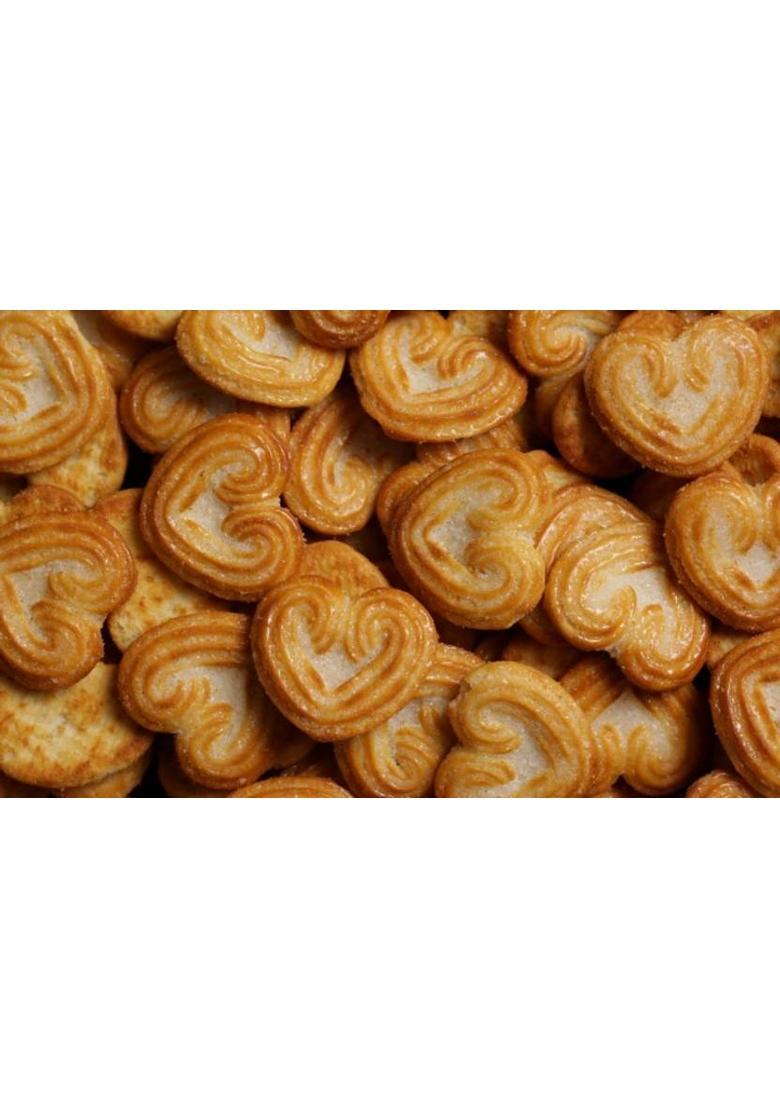 S Eleven Super Market Little Classic Sugar Sprinkled Heart Shaped Biscuits Cookies For Kids Biscuit (500 G)