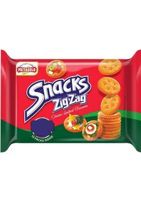 Priyagold Snacks Zigzag Classic Salted Biscuit (350 G)