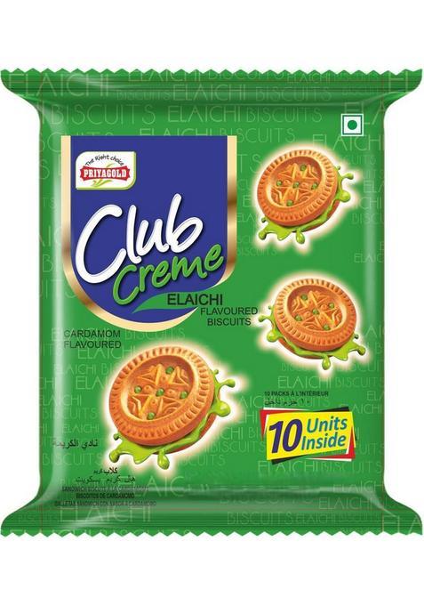 Priyagold Club Elaichi Flavoured Biscuits Cream Sandwich Biscuit (320 G)