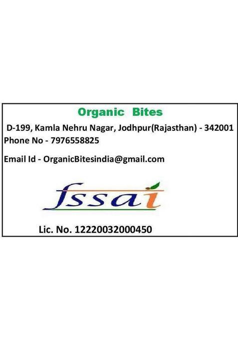 Organic Bites Salted Crackers (Salted Mini Biscuits) Biscuit (200 G)