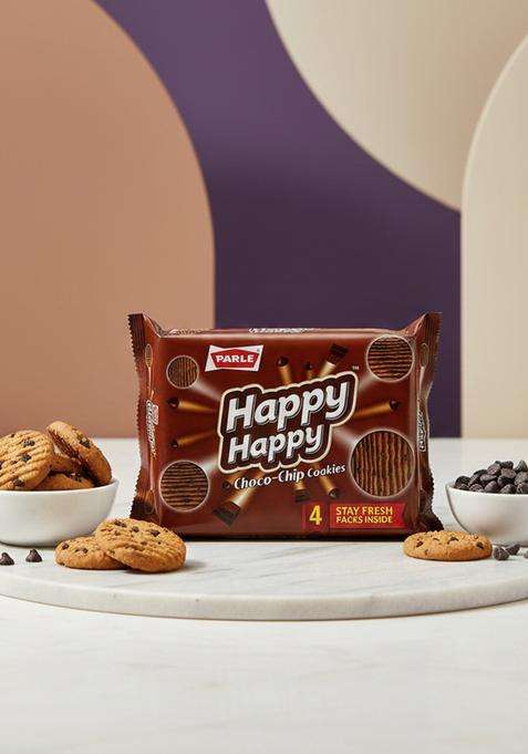 Parle Happy Choco-Chip Cookies Biscuit (400 G)
