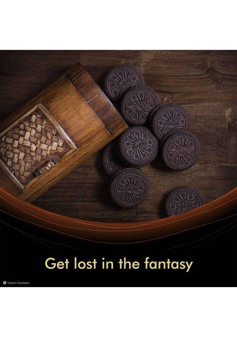 Sunfeast Dark Fantasy Cr Me, Made With Real Chocolate Cream Filled Biscuit (79 G) - Indya