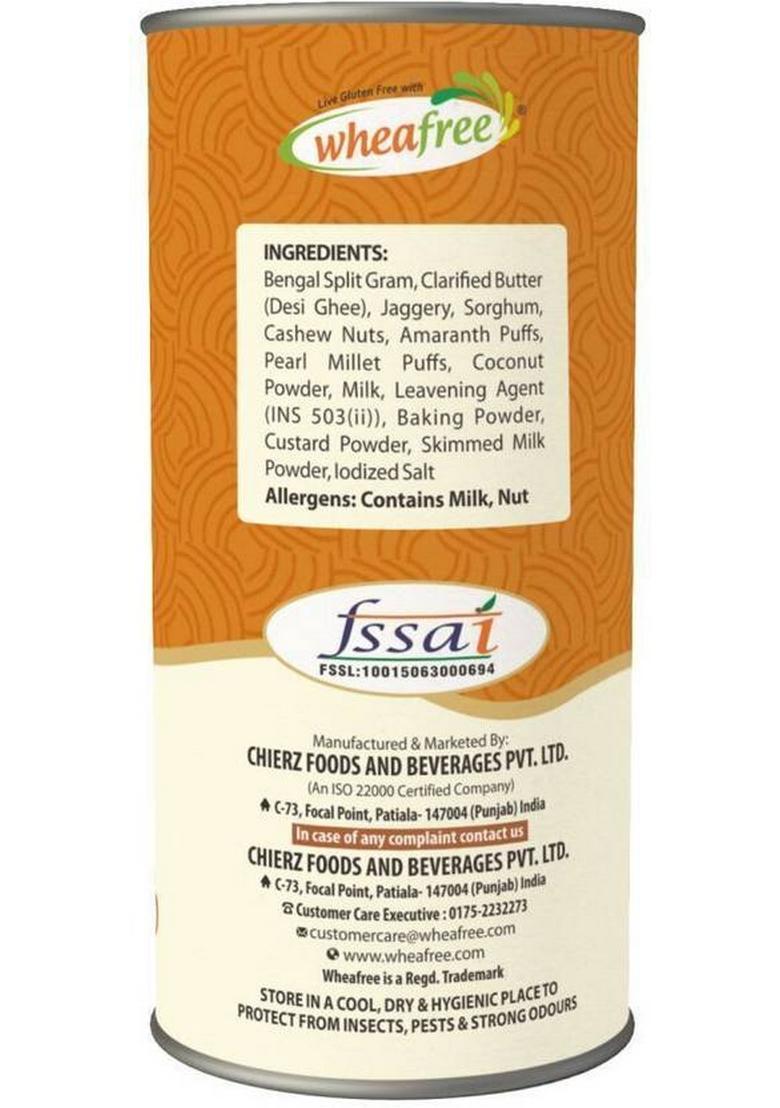 Wheafree Gluten Free Jaggery Millet Cookies (Pack Of 2-200G Each) With Legumes & Nuts Biscuit (2 X 200 G)