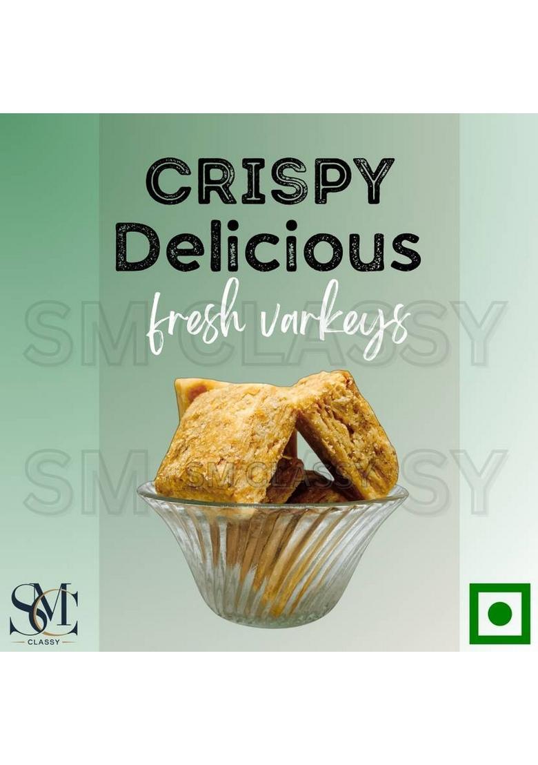 Sm Classy Ooty Varkey Authentic Native Special Rusk Cookies(Square Shape) Cookies Biscuit (800 G)