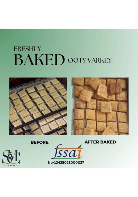 Sm Classy Ooty Varkey Authentic Native Special Rusk Cookies(Square Shape) Cookies Biscuit (800 G)