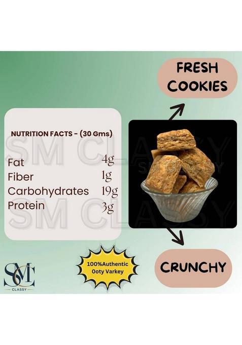 Sm Classy Ooty Varkey Authentic Native Special Rusk Cookies(Square Shape) Cookies Biscuit (800 G)