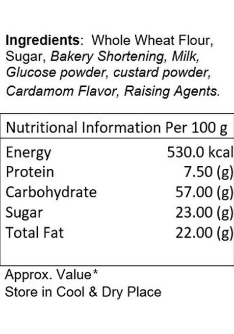 Mata Raj Kaur Foods Atta Biscuit Bakery (300 G)