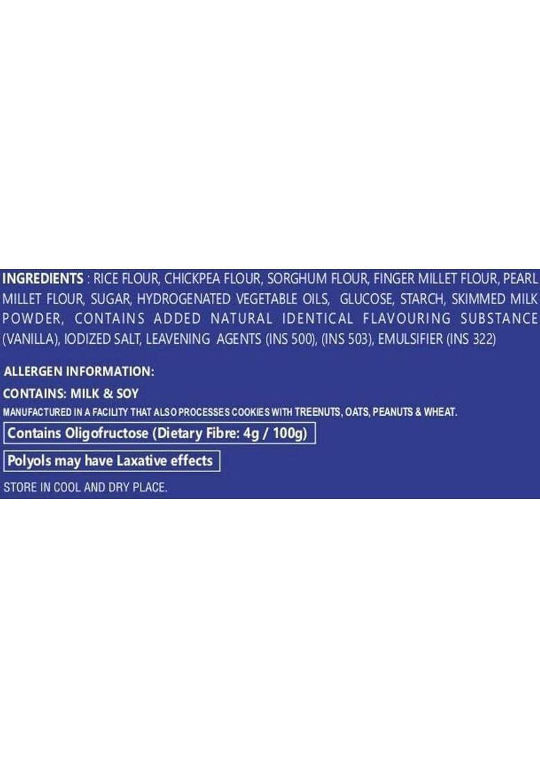 De Best Gluten Free Vanilla Digestive, No Maida, Wheat, Premium Handmade, Eggless Cookies Biscuit (2 X 200 G)