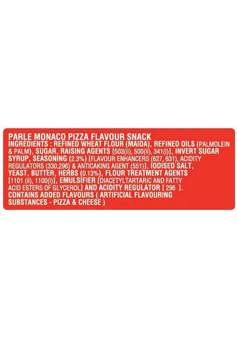 Parle Monaco Pizza 300G Sweet & Salty Biscuit (300 G) - Indya