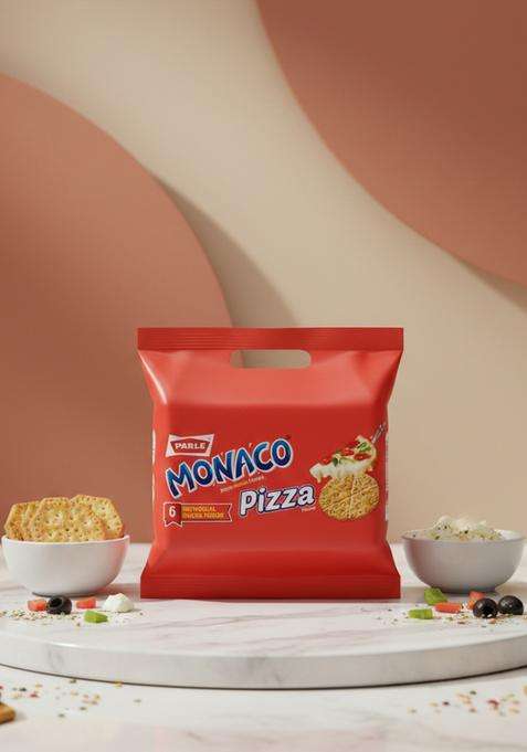 Parle Monaco Pizza 300G Sweet & Salty Biscuit (300 G)