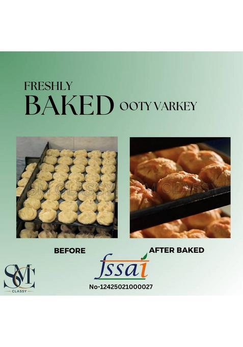 Sm Classy Ooty Varkey Authentic Native Special Rusk Cookies(Round Shape) Cookies Biscuit (800 G)