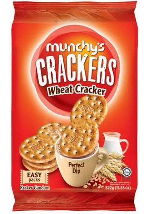 Munchy'S Wheat Crackers Salted Biscuit (332 G)