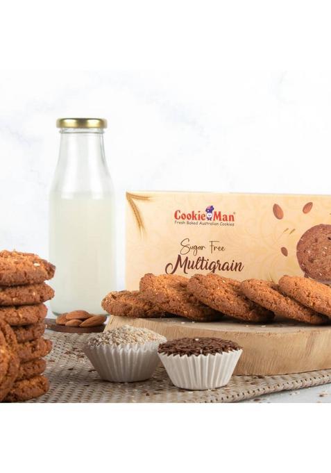Cookieman Sugarfree Multigrain Protein Cookies (No Maida) Biscuit (150 G)