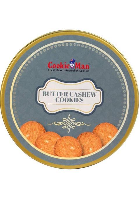 Cookieman Butter Cashew Cookies In Tin Box Biscuit (600 G)
