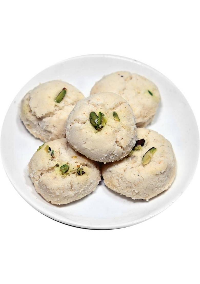 Shri Radhey Bakers Crunchy Nan-Khatai Desi Ghee Butter Snack For Adults Kids Cookies Biscuit (300 G)