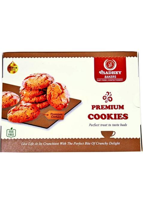 Shri Radhey Bakers Crunchy Nan-Khatai Desi Ghee Butter Snack For Adults Kids Cookies Biscuit (300 G)