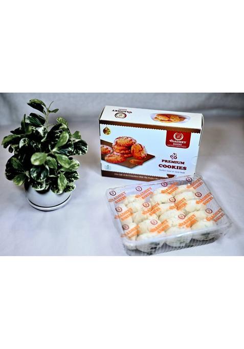 Shri Radhey Bakers Crunchy Nan-Khatai Desi Ghee Butter Snack For Adults Kids Cookies Biscuit (300 G)