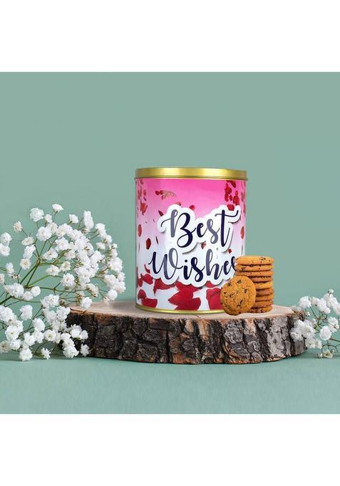 Cookieman Best Wishes Assorted Cookies Gift Pack Box | In Tin Biscuit (600 G)