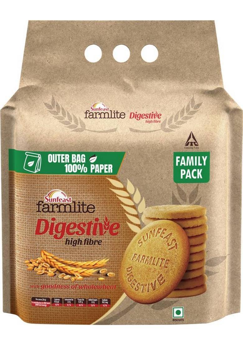 Sunfeast Farmlite Digestive High Fibre Biscuit Fiber (800 G)