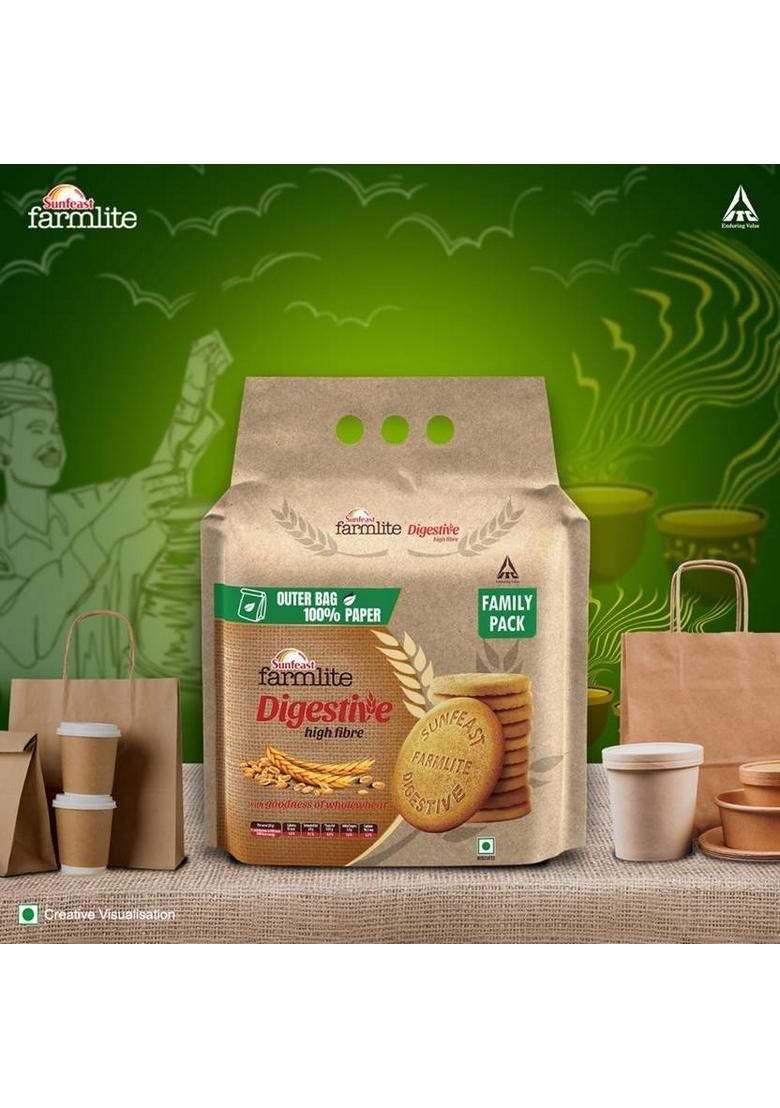Sunfeast Farmlite Digestive High Fibre Biscuit Fiber (800 G)