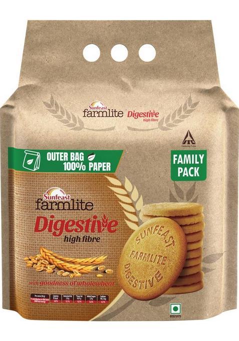 Sunfeast Farmlite Digestive High Fibre Biscuit Fiber (800 G)