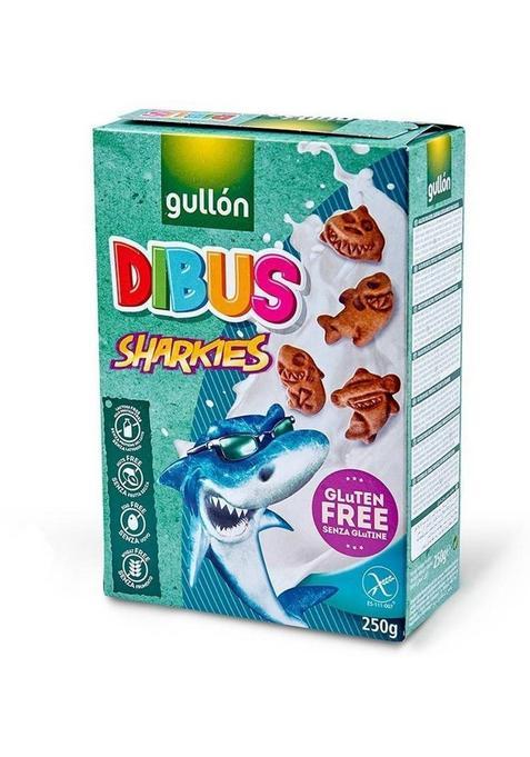 Gullon Gluten Free Cookies For Kids (Shark Shape) Biscuit (400 G)