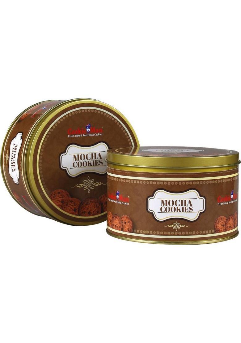 Cookieman Mocha Cookies | Gift Pack In Tin Box Biscuit (300 G)