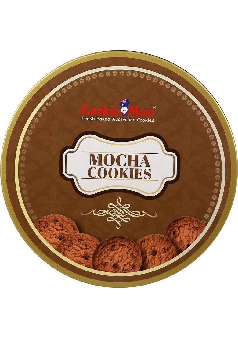 Cookieman Mocha Cookies | Gift Pack In Tin Box Biscuit (300 G)